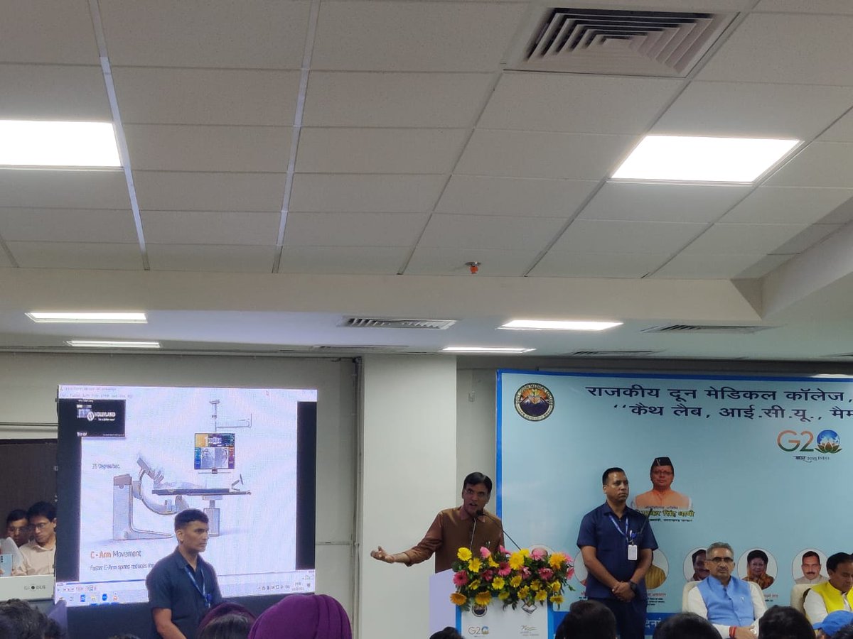 InnvolutionH's tweet photo. ๐ Hon. Minister Shri @mansukhmandviya ji unveiled the cutting-edge Premier Elite #Innvolution Cath Lab at Doon Medical College, Dehradun today! ๐ฅ Proudly made in India, ๐ฎ๐ณ๐ Innvolution's commitment to democratizing heart health in India. #MadeInIndia #HeartHealth https://t.co/seaOqtDuQc