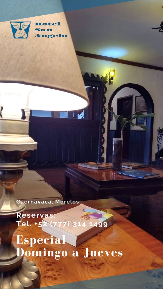 $1,200 mx room for two persons, per night.
With our options of hotel deals and seasonal specials, one of the best values in Cuernavaca gets even better.
BOOK NOW!
📷hotelsanangelo.mx
📷WhatsApp (777) 449 02 40
📷reservaciones@hotelsanangelo.com
#summerdeal #SummerSpecial