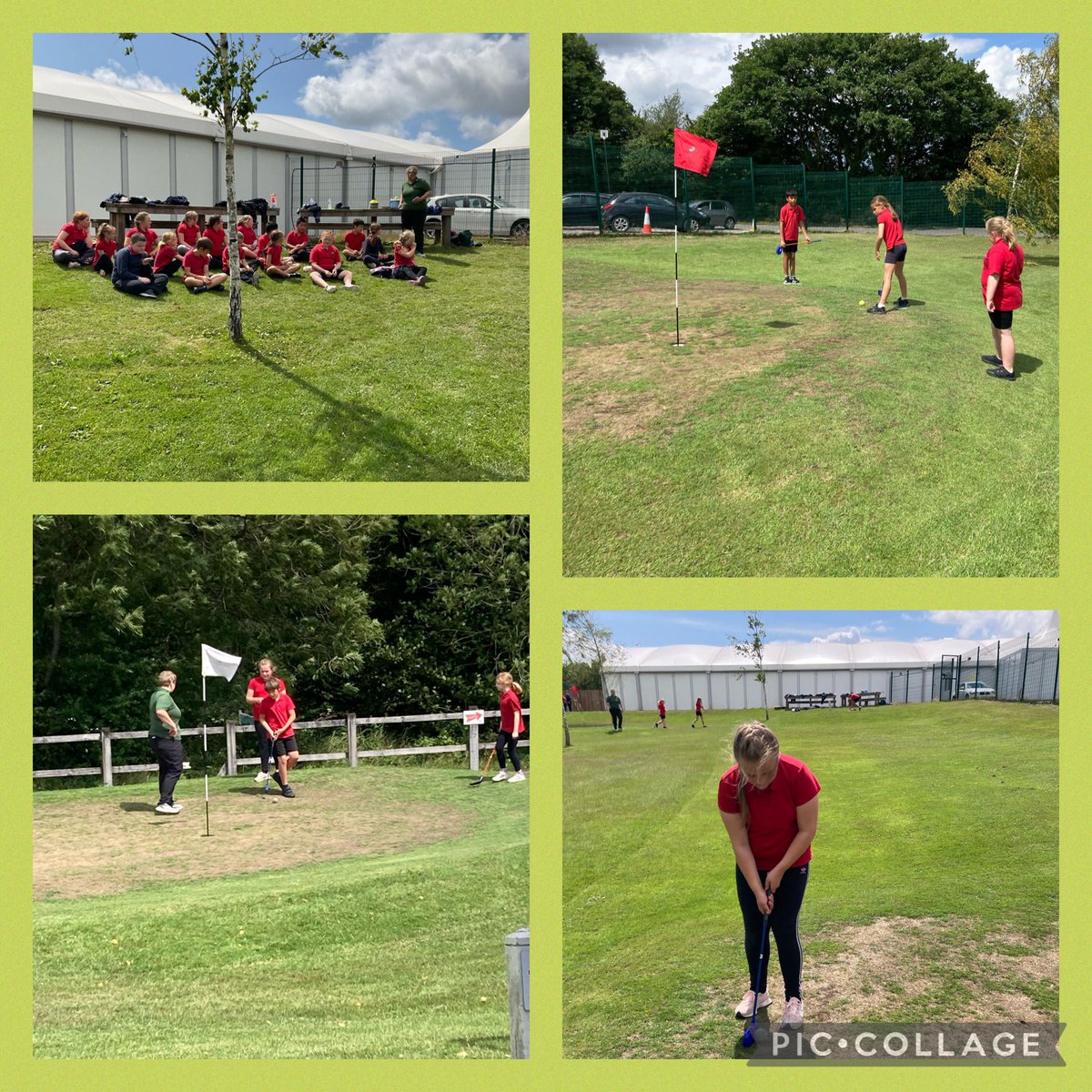 What an amazing end to our golf sessions with a 9 hole round <a href="/BrynMeadows/">Bryn Meadows</a> ⛳️ Thank you to our coach for developing our skills and providing an original experience for us all…and the sun came out ☀️ We had so much fun and will definitely be back. <a href="/URPSHeadteacher/">Miss King URPS</a> <a href="/UpperRhymneyPS/">Upper Rhymney</a>