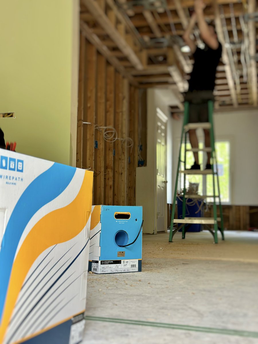 aztecsandc's tweet photo. Aztec is on site making another person’s home just a little bit SMARTER! https://t.co/uqVpcaVJ7L
