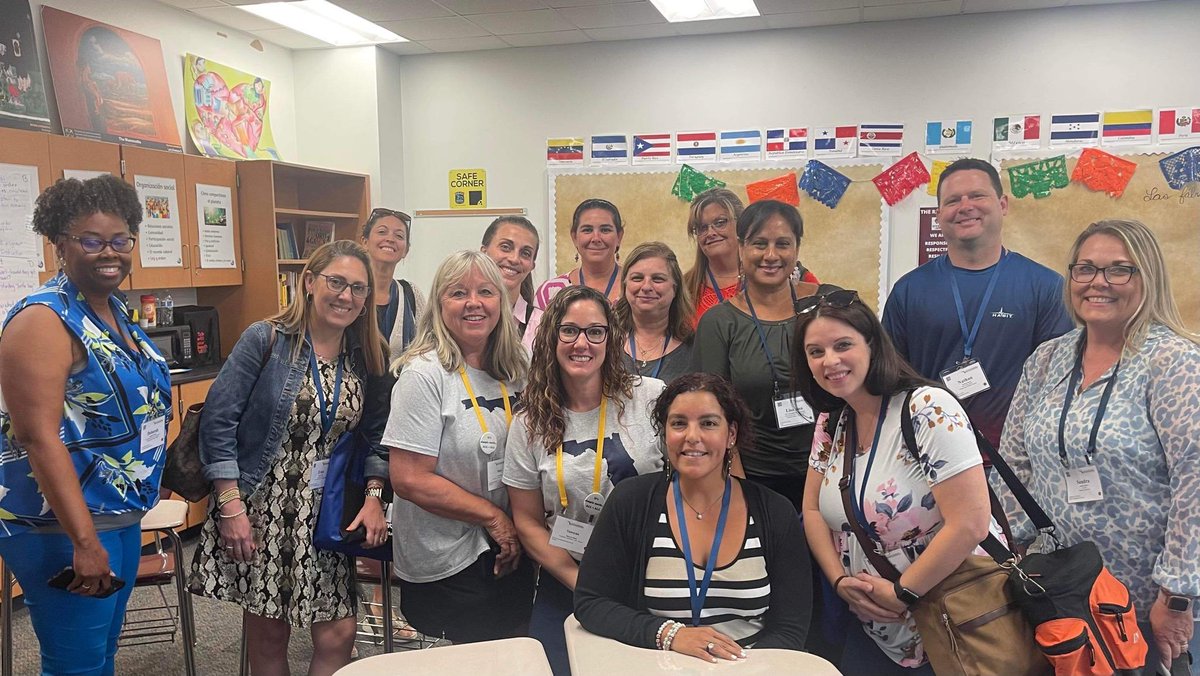 TamsynnStorin's tweet photo. Final day with our Sarasota participants (not all pictured below) was a success! Thank you to the amazing group of educators who hung out with us this week... you were great! #FLBESTJourney #mathpeepsrock #educatorsoftoday #lifelonglearners https://t.co/kz0rIyzAht
