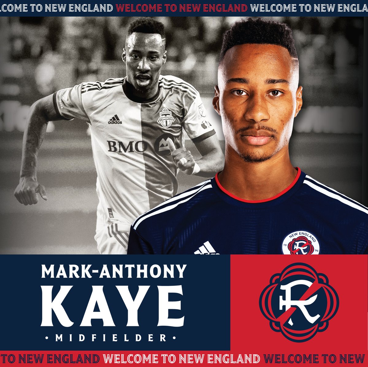NERevolution's tweet photo. 🇨🇦👀

#CANMNT regular @MarkThEwizz joins the club in a trade with @TorontoFC.