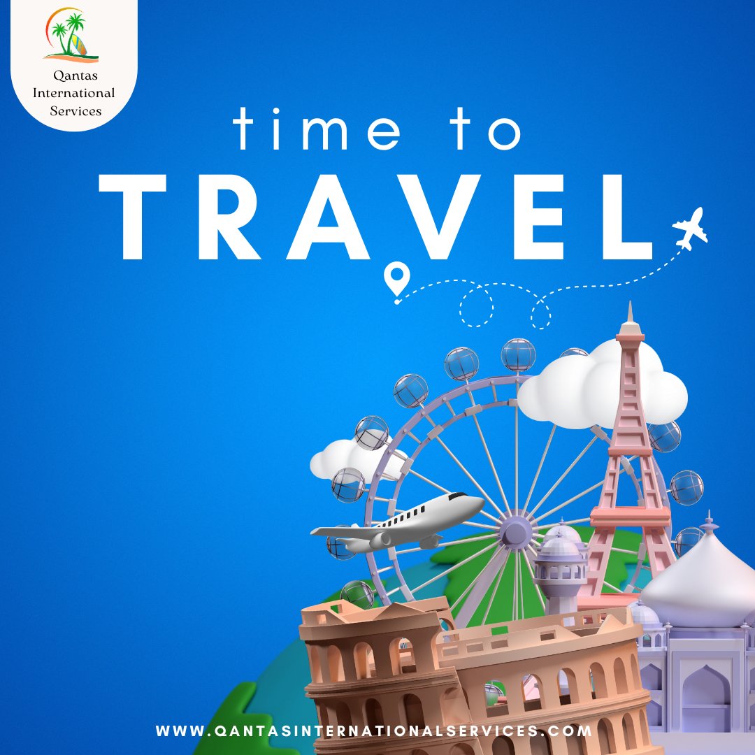 qantas_services's tweet photo. "TIME TO TRAVEL"
Enjoy your travel destinations with Qantas International Services- Travel and Tourism. #uae #myuae #uaefashion #uaelife #uaebloggers #instauae #uaecars #uaeblogger #uaeshopping #uaena #uaeu #hermesuae #uaefood #uaefitnessmovement #uaenational https://t.co/nqGZMRmSjX