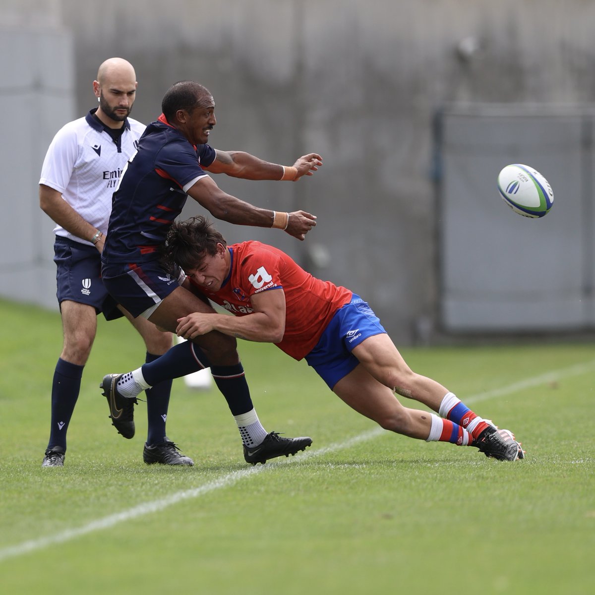 rugbyworldcup's tweet photo. It's been one year since @chilerugby qualified for their first ever #RWC after a stunning comeback against USA 🇨🇱

See you soon at #RWC2023 👋 https://t.co/dbBWiXf5z8