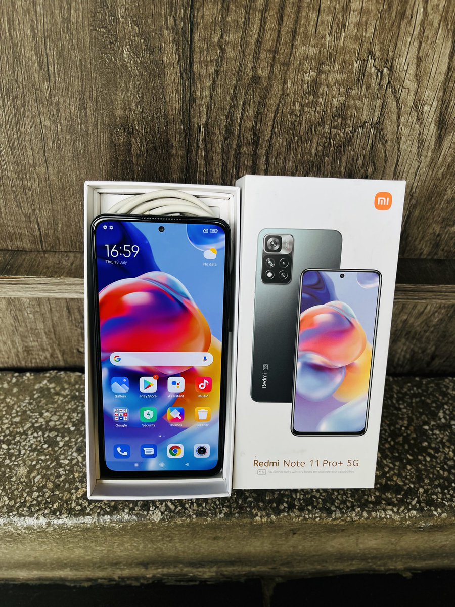 Redmi Note 11 Pro+ 5G 8/256GB(Pre Owned)
❇️mint Condition
❇️6 Months warranty
❇️Free Glass Protector and Data transfer
❇️Trade inns accepted
❇️Countrywide Delivery

Ksh.38,000/-

📲0725867243

📍Cookie House 1st Floor Shop 119

#redminote11proplus5g 
#redminote11proplus