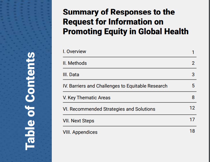The U.S. National Institutes of Health (NIH) asked for views on how to make foreign funded (global health) research being done in low and middle income countries more equitable. the summary of findings. . fic.nih.gov/About/center-g…