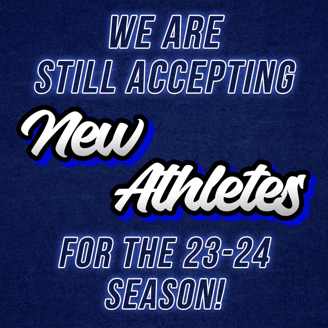 Hey twitter 👋🏼 We’re back 🥳

🤩‼️Exciting News‼️🤩 

We are STILL accepting new athletes for the 2023-2024 season‼️ 

If you are interested in joining us, please contact us at ecehingham@gmail.com🤩