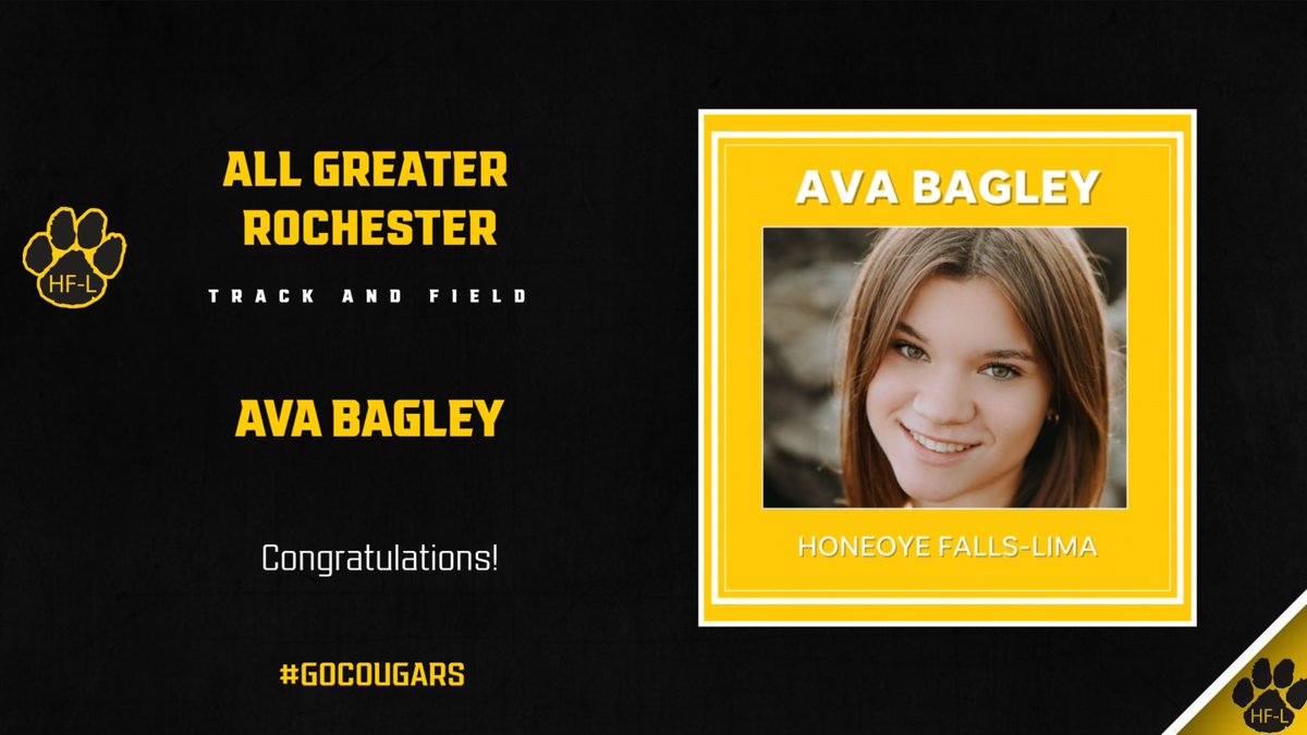 HFLCSDAthletics's tweet photo. Congratulations Ava!  @hfltrackfield https://t.co/A0qZNQxpFU