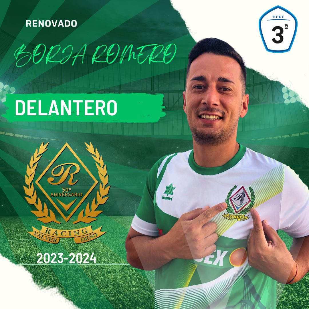 ‼️ 𝐑𝐞𝐧𝐨𝐯𝐚𝐜𝐢𝐨́𝐧  ‼️

 Os traemos la renovación de <a href="/BorjaRomero1717/">Borjitta</a> uno de los mejores jugadores de la categoría que seguirá defendiendo nuestra camiseta y demostrando su calidad un año mas.

#VolvimosParaQuedarnos
#VamosRacing