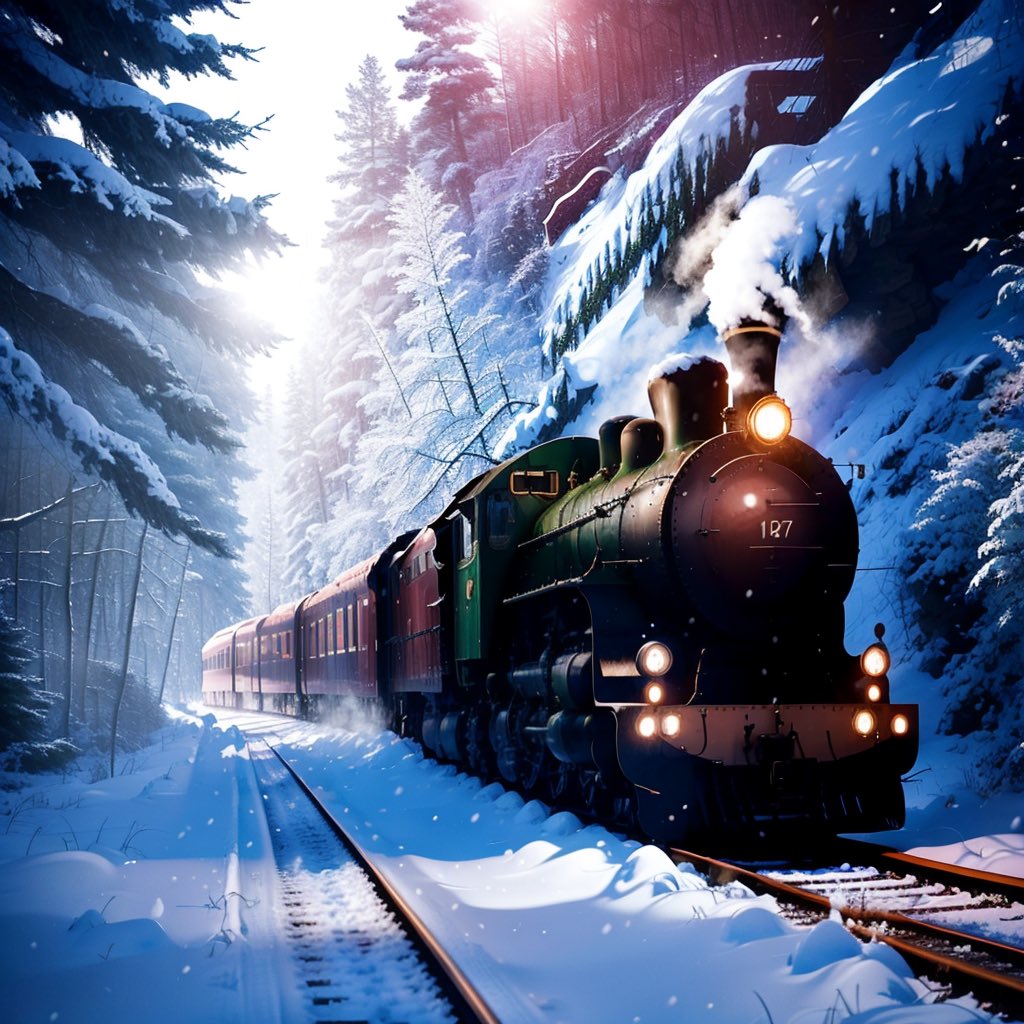 Lasco_ai's tweet photo. Trains running through nature. 🚊
#genai #aiart #lasco https://t.co/GAaQ0UwUXl
