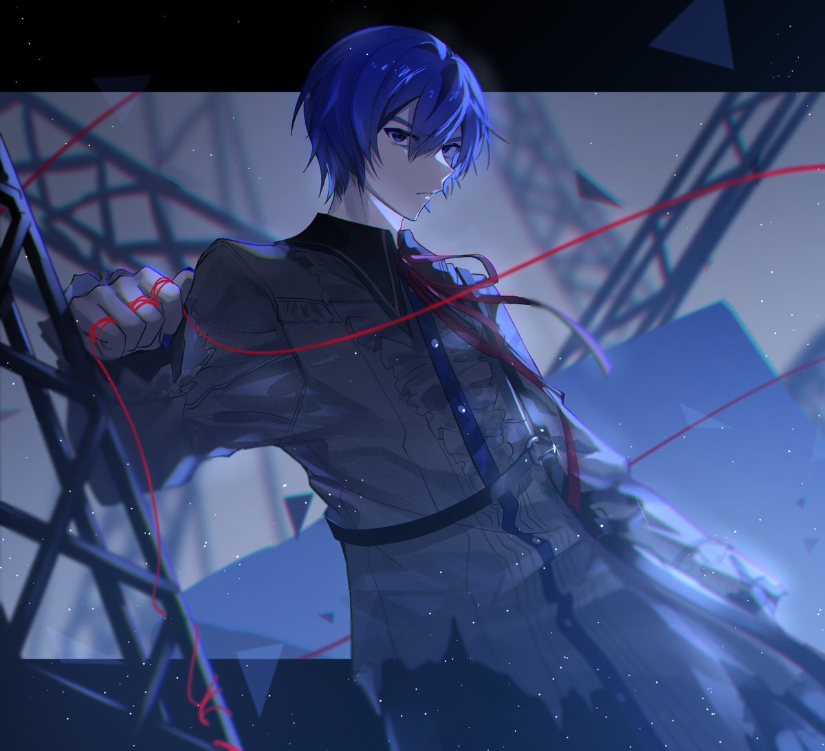 ニーゴKAITO #prsk_FA」|青鳥パラン4/29ボーマス51のイラスト