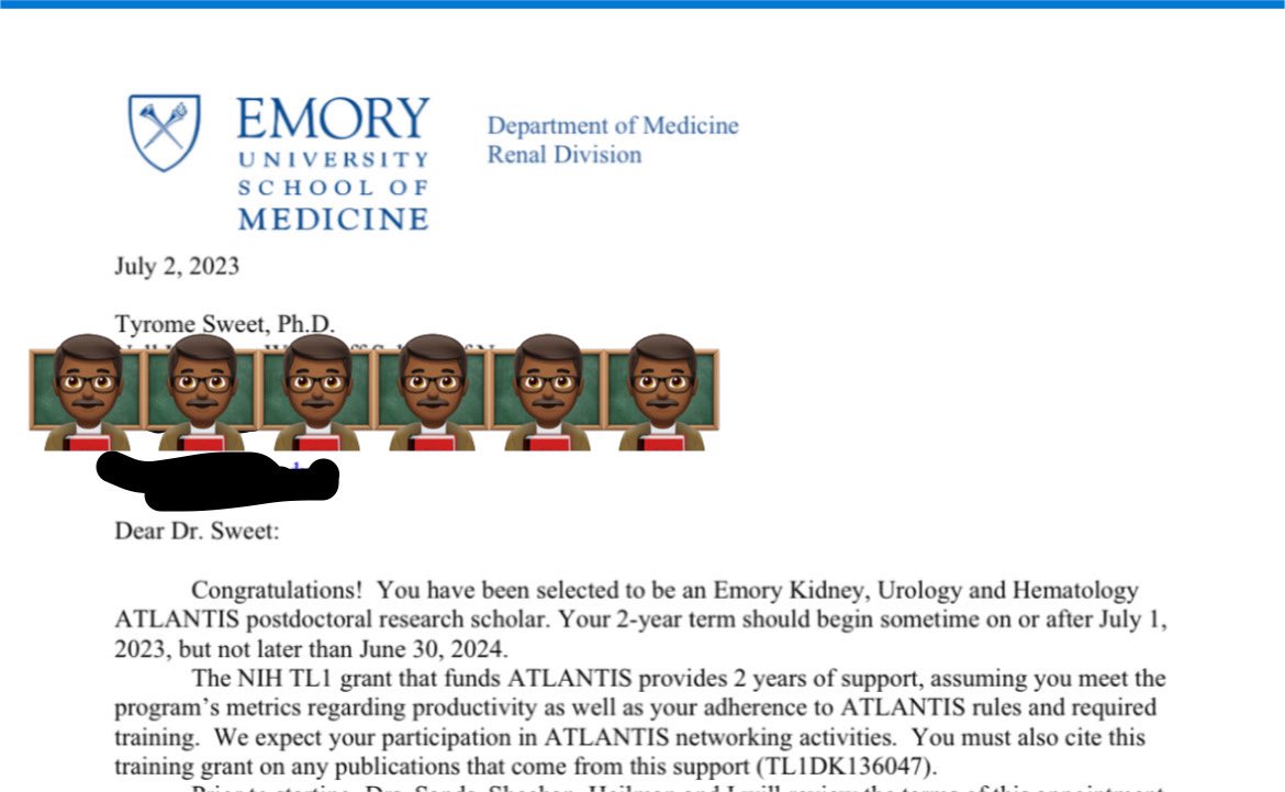 😫🙌🏾 Woke up to Fantastic news!!! I’m now an ATLANTIS Postdoctoral Research scholar!!!!!