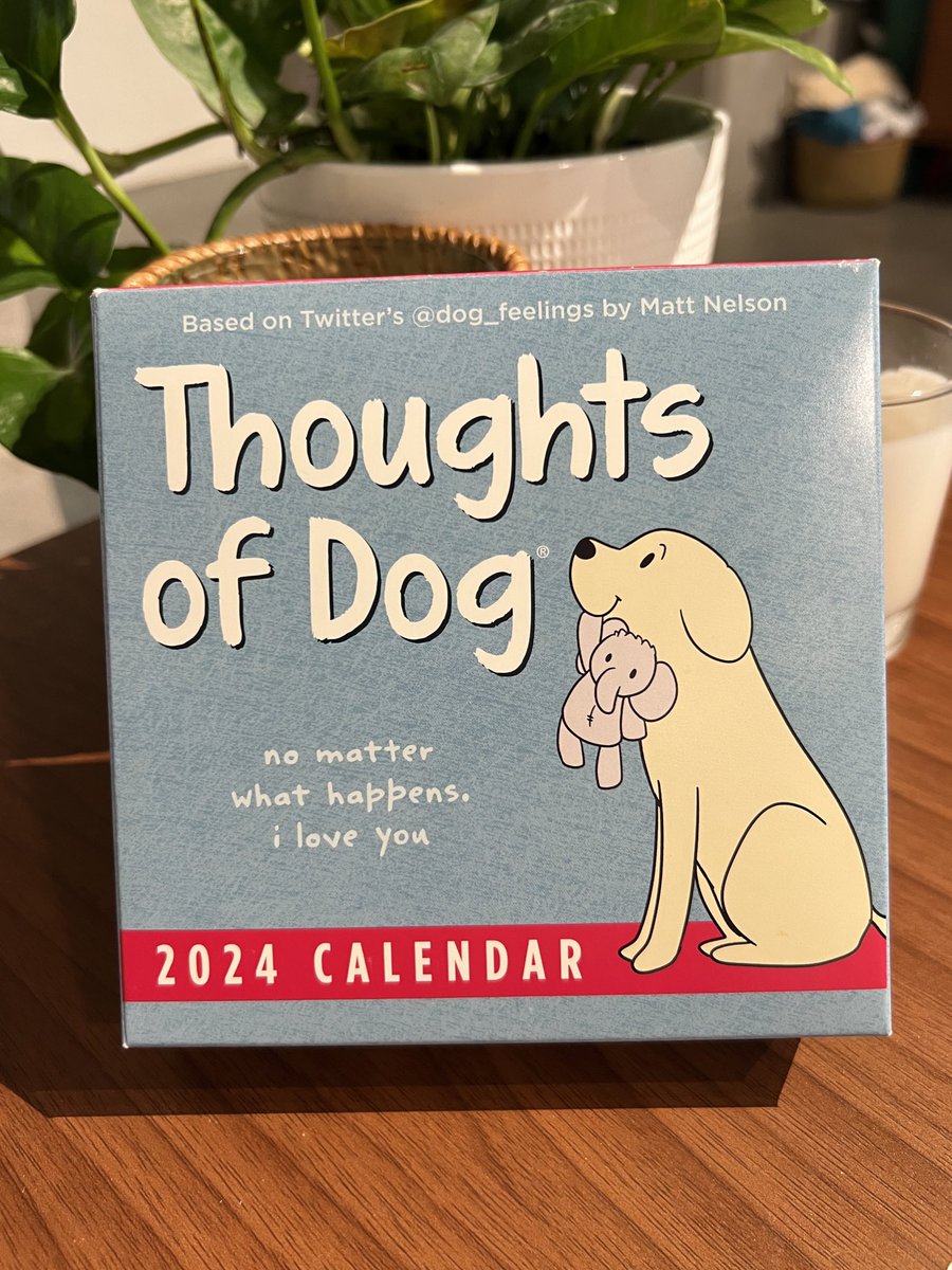dog_feelings's tweet image. you shouldn’t let a day go by. without a thought. from yours truly. my 2024 daily calendar is available now ❤️

thoughtsofdog.com/pages/books-ca…