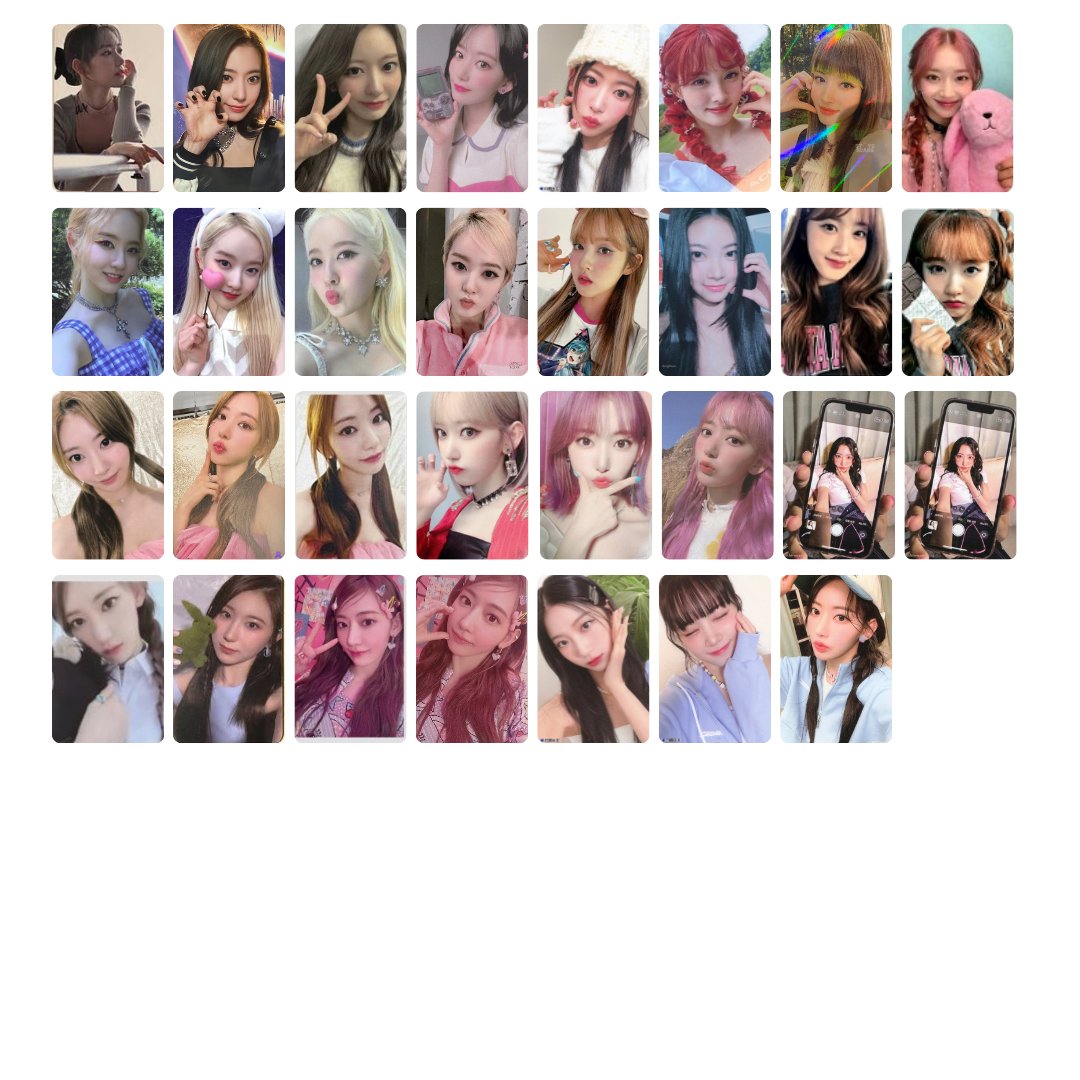 kkurasant's tweet photo. ic interest check ph

sakura and sieun qs
90% sure 
will be sold as set

t. izone stayc le sserafim wts kazuha yoon chaewon eunchae sumin chaeyeon https://t.co/3aVbfkMvIP
