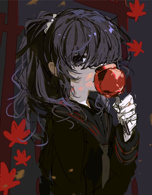 「りんご飴 ロングヘアー」のTwitter画像/イラスト(新着)｜4ページ目