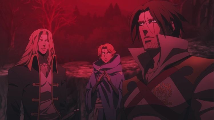 DailyBelmontCV's tweet photo. #TrevorBelmont
#AdrianAlucardTepes
#SyphaBelandes
#CastlevaniaNetflix
#Castlevania https://t.co/Y0wlqb2QUE