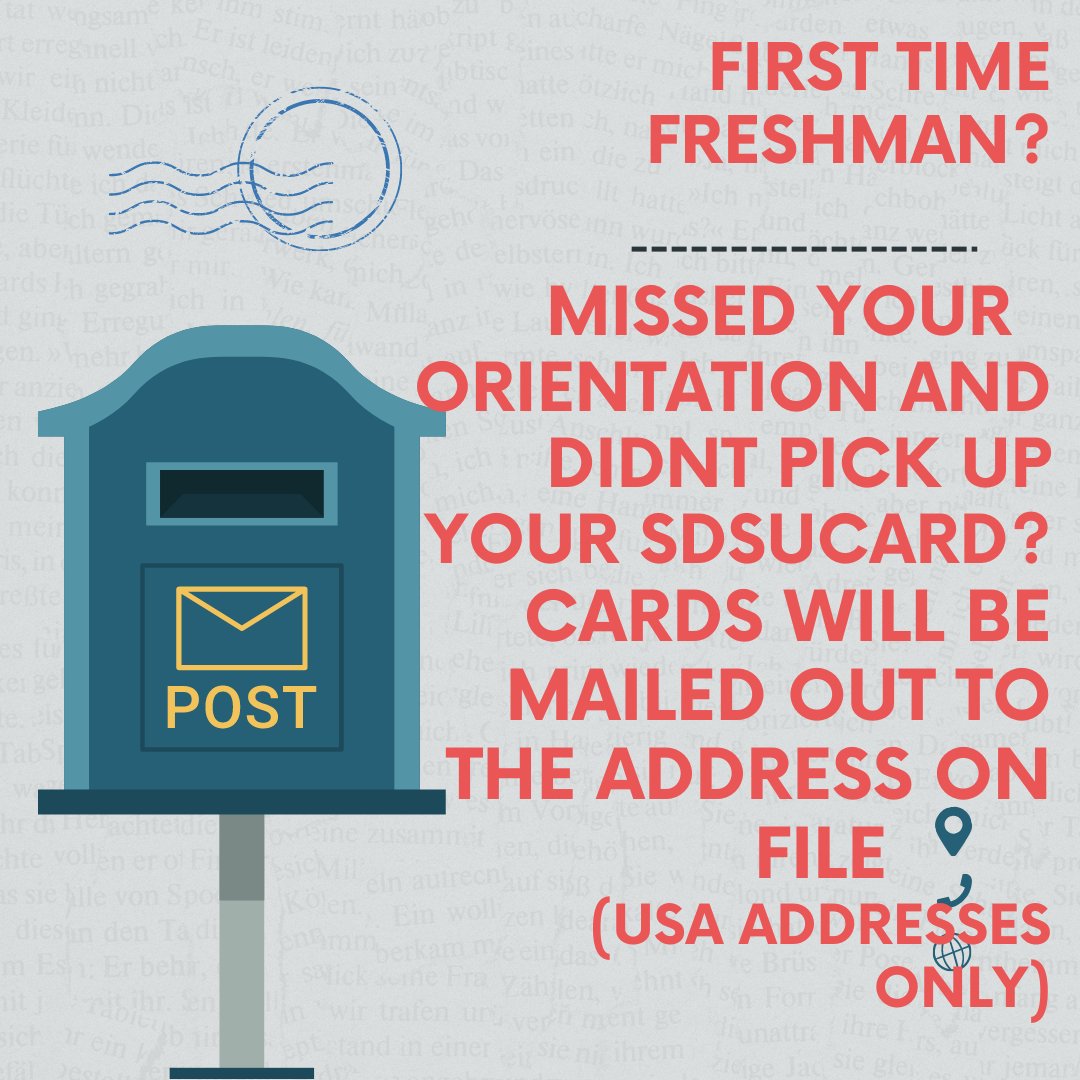 SDSUcard Office (@sdsucard) on Twitter photo 