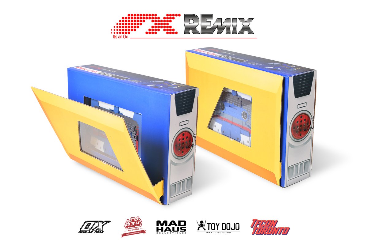 #TFcon is happy to reveal the #AgesThreeandUp x #OcularMax #TFconToronto 2023 exclusive Ocular Max Remix Series RMX-12EX Pitch which will be available at the Ages Three and Up booth priced at $125 CAD in limited quantities.

Tickets still available at tfcon.ca