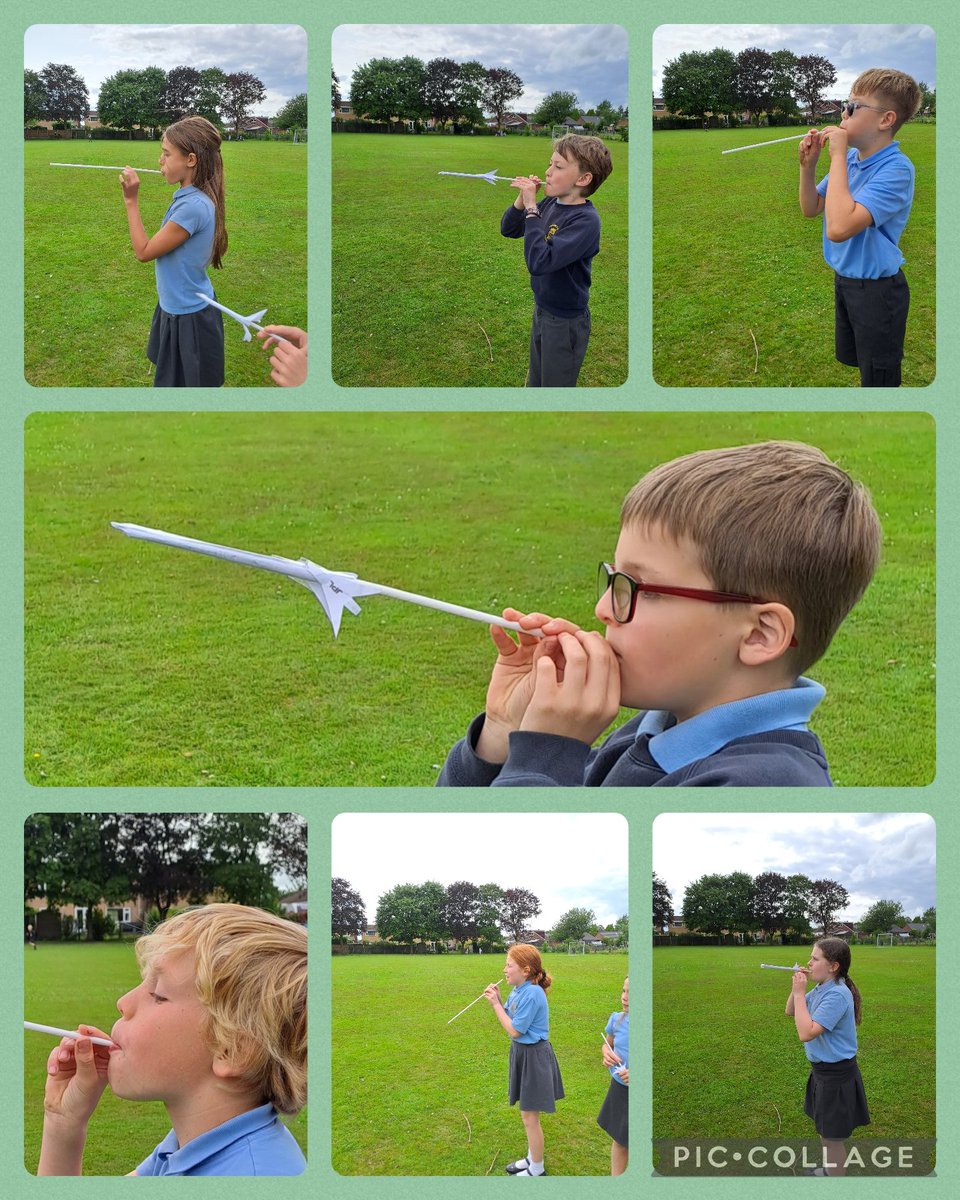 Year 5 experimented with forces today by making rockets. #ComberbachScience <a href="/ComberbachLC/">Miss Cooke</a> <a href="/ComberbachMrsSW/">Mrs Wills</a>
