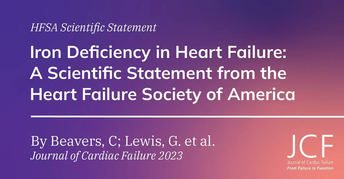 JCF July Issue Spotlight! buff.ly/3JX3JLs @HFSA @robmentz @dranulala @beaverspharmd @GLewisCardiol