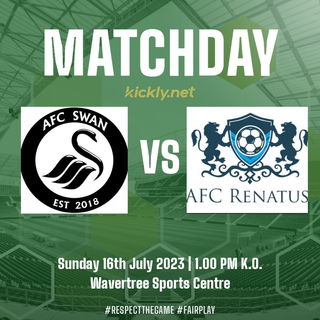 Our 1st game as a new team on Sunday! Thanks to <a href="/AfcSwan/">AFC puddy</a> for sorting this out!