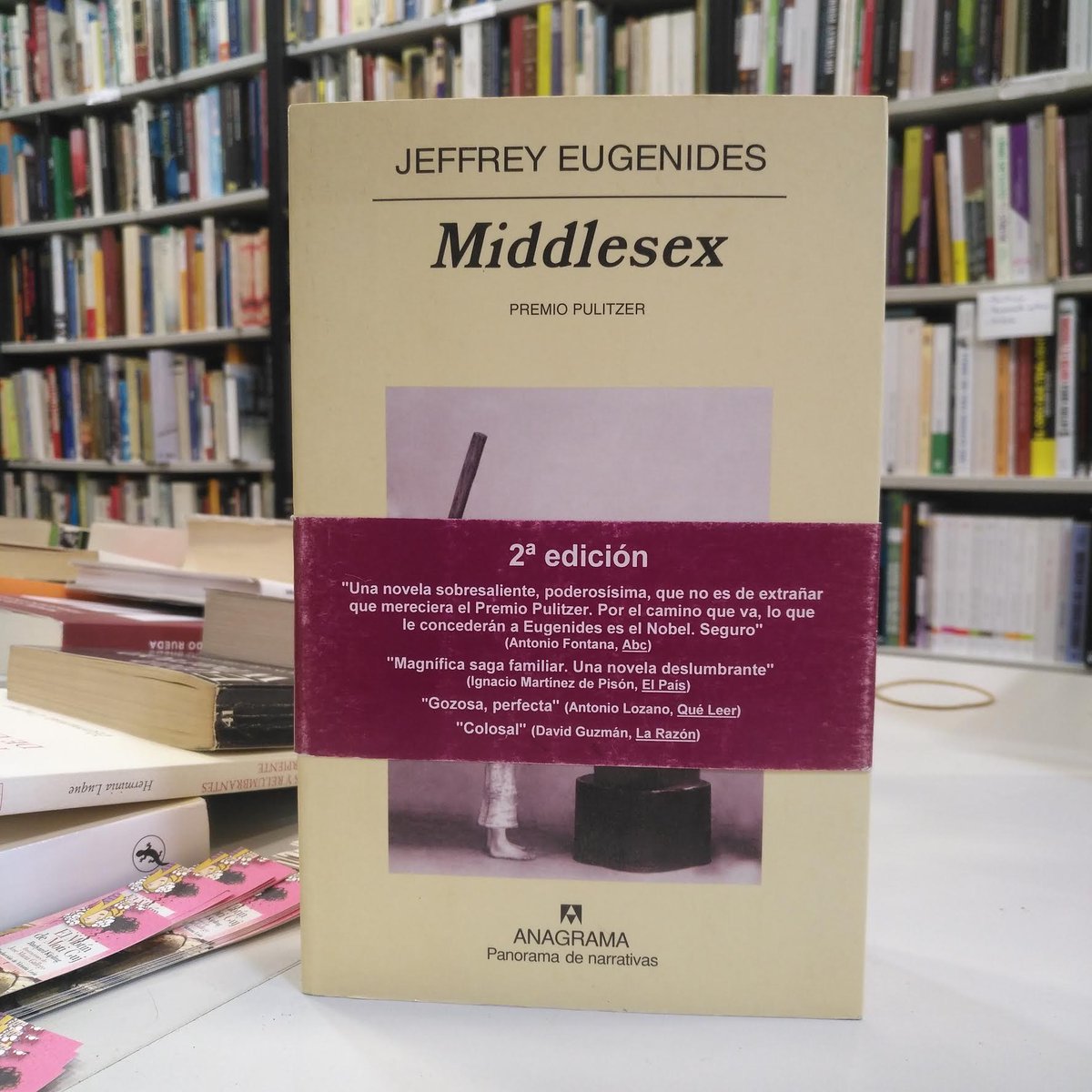 libreriapraga's tweet photo. Esta novela, que abarca ocho décadas en la historia de una familia, es uno de los intentos más ambiciosos de escribir la Gran Novela Americana.
#Eugenides
#anagrama
#librería
#Granada
#novela https://t.co/D4DNmobjdw