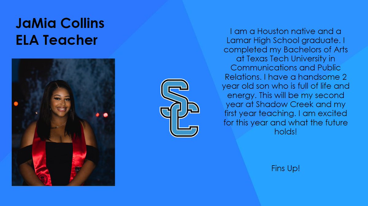 Welcome to the Shark 🦈 Family!  Fins up Creek!
