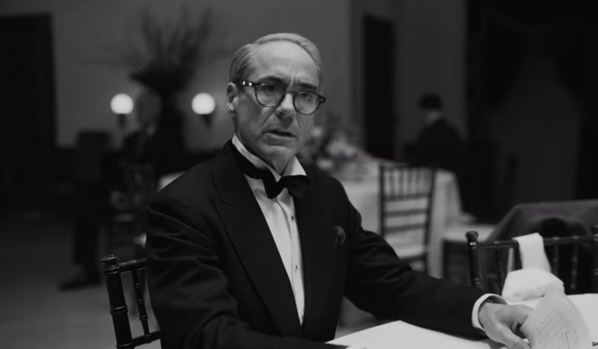 DiscussingFilm's tweet photo. Robert Downey Jr says ‘OPPENHEIMER’ is the “best film I’ve ever been in.” https://t.co/6D5dtHbbxW