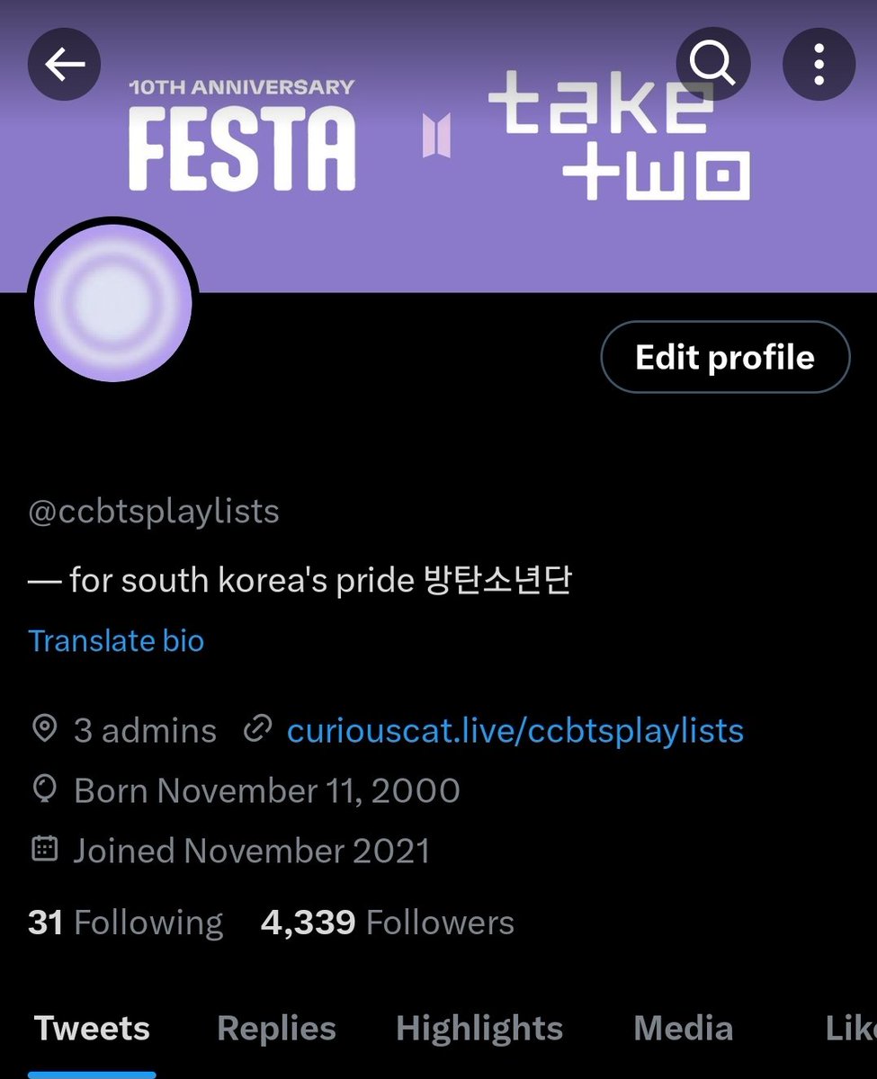 ccbtsplayIists's tweet photo. ¡Hola! Somos @/ccbtsplaylists, nos acaban de restringir nuestra cuenta principal, les agradeceríamos si pudieran dar rt a este tweet para que nuestros seguidores se enteren. Estaremos subiendo las playlists para Seven y los pedidos del cc en esta cuenta. https://t.co/3906P8fPtA