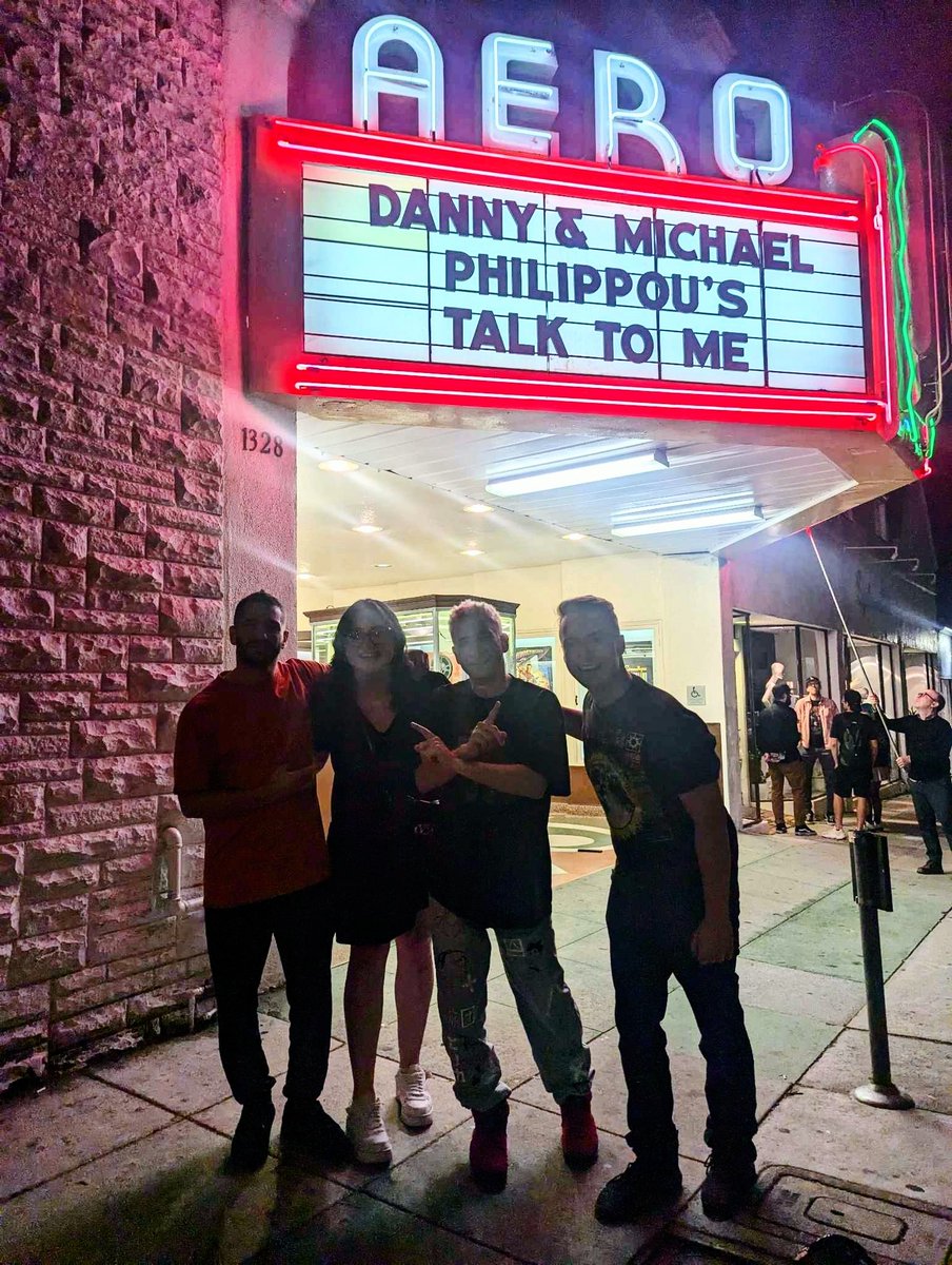 I can't overstate this: <a href="/A24/">A24</a>'s <a href="/talktomemovie/">Talk To Me</a> RIPS.

You're gonna hear a lot of recent directorial debuts in the horror genre brought up in conversation with what the Phillipou boys have done here, and those comparisons will be warranted.

I just loved it.