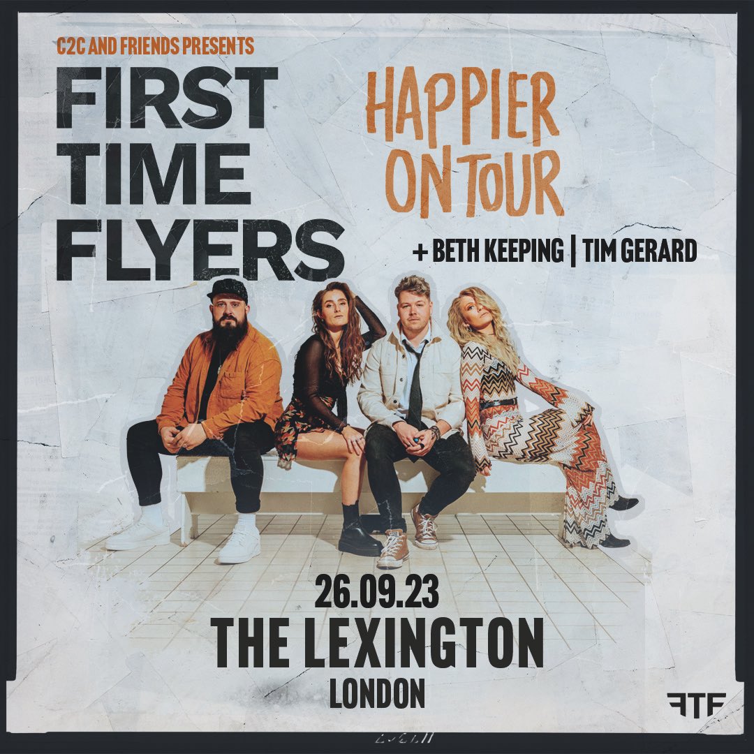 • HAPPIER ON TOUR • 

LONDON we are coming for you this September &amp; we’re happy to announce that <a href="/bethkeeping/">Beth Keeping</a> &amp; <a href="/timgerardmusic/">Tim Gerard</a> 
will be opening this night! 

See you at @thelexingtonlondon 🧡

<a href="/WassermanMusic/">Wasserman Music</a> <a href="/AEG_Presents/">AEG Presents UK</a> 

seetickets.com/tour/first-tim…
