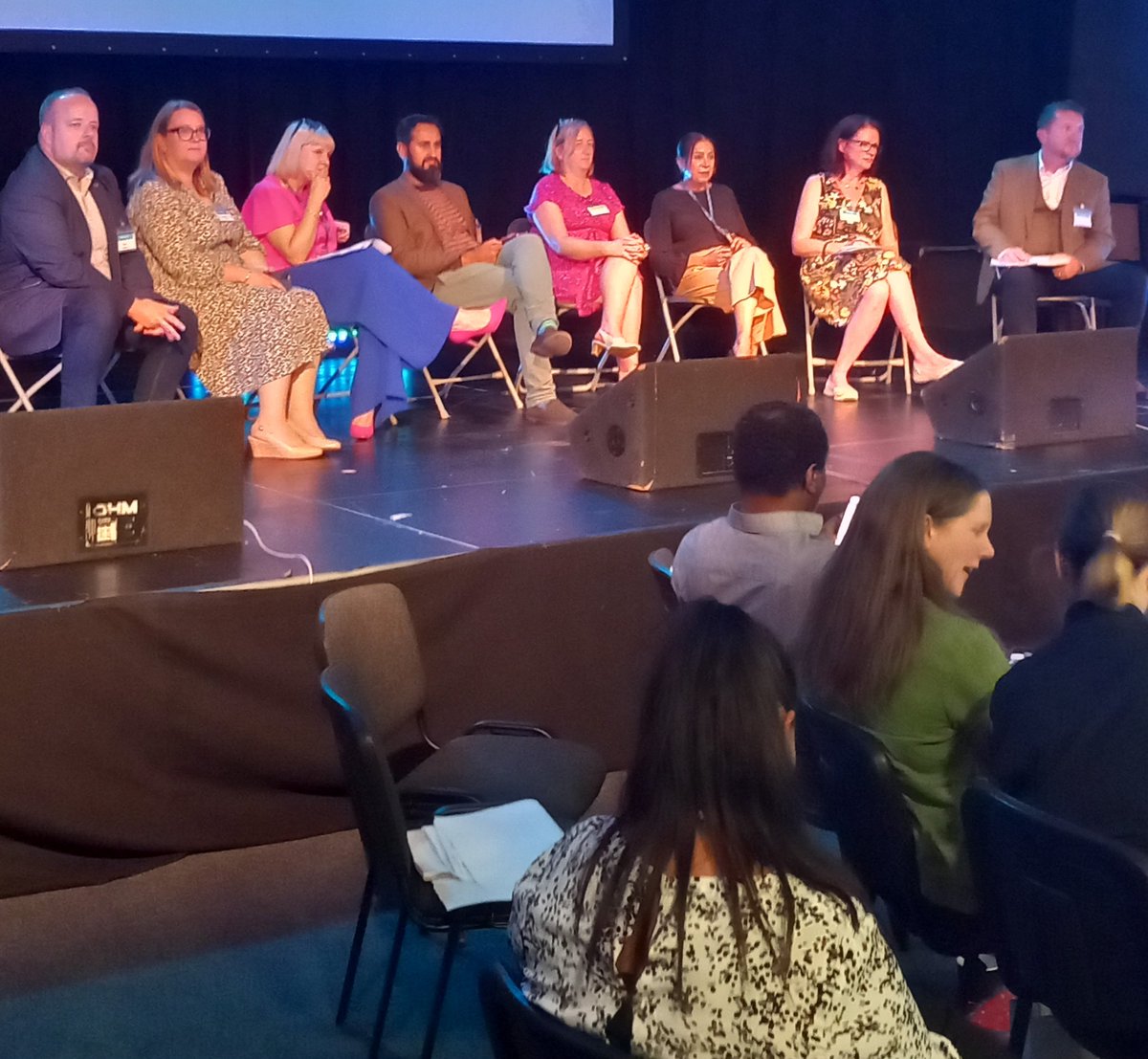 The final session of the day is an interesting panel Q&amp;A with @DrLouiseClarke, Simon Wilson, Maria Foulds, Parveen Akhtar, Junaid Azam, Danielle Hann, <a href="/davidcrampsey/">David Crampsey</a> and <a href="/RaymentCaroline/">caroline rayment 💙</a> 💬