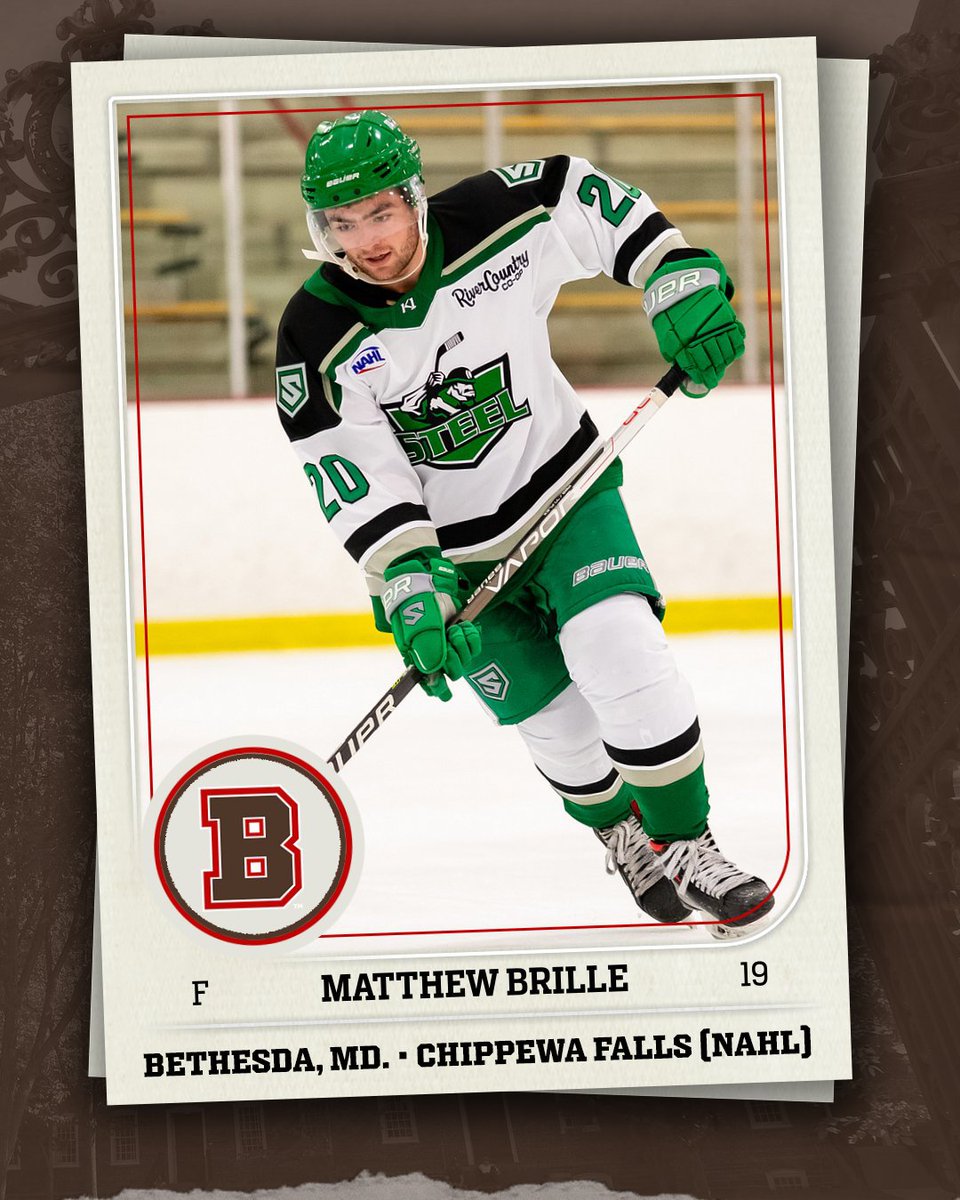 BrownU_MHockey's tweet photo. Excited to have 11 newcomers join the program this fall!

📰 - https://t.co/LmEJWNf4eY

#EverTrue https://t.co/i3ZNwt0Yt1