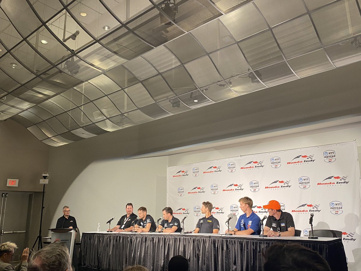 .<a href="/ToddLewisSports/">Todd Lewis</a> hosting the opening press conference for the @hondaindy 

#IndyTO