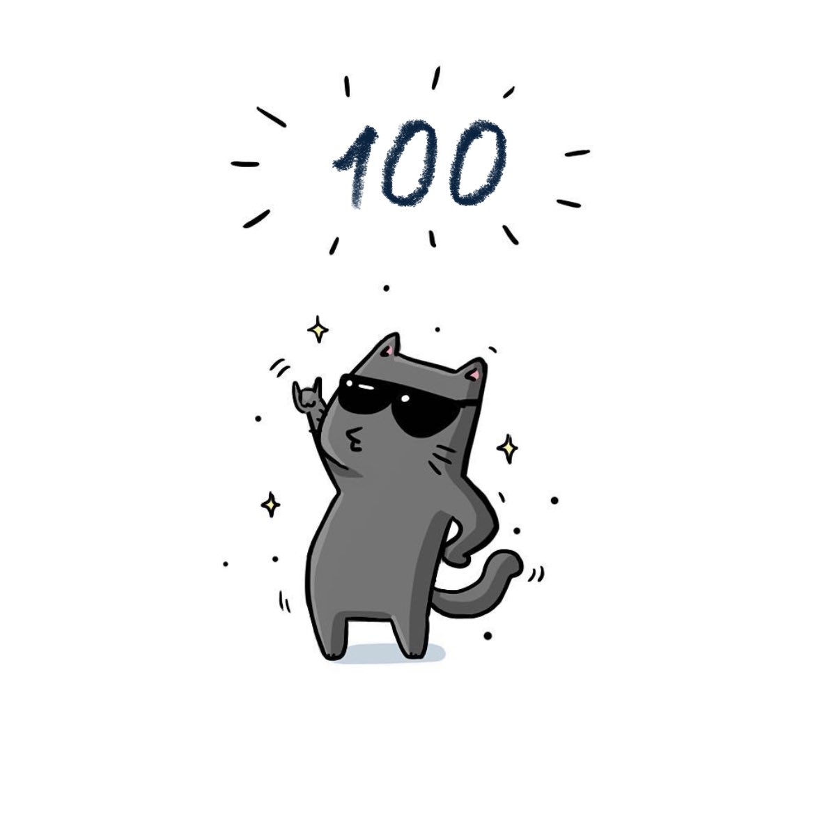 Hitting a tiny but very important milestone of 100+ followers!😻🐈‍⬛🐈 Thank you, dear cat fam, this is only the beginning of #CrazyCatDamsels story!😽😸🙏🏻 Meow! #NFT #Web3 #CatsAreFamily #CatsOfTwitter #neko #kawaii