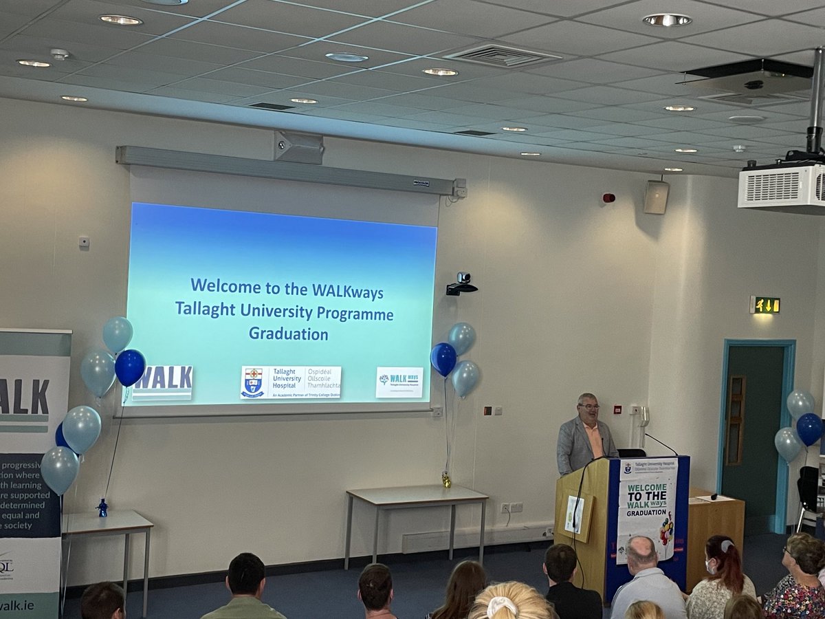 A wonderful evening with ⁦<a href="/WALK_IRL/">WALK</a>⁩ for our 5th graduation with 51 graduates getting work experience in a busy hospital. We wish them all the very best in whatever they do next #TUHteam #TUHWorkingTogether