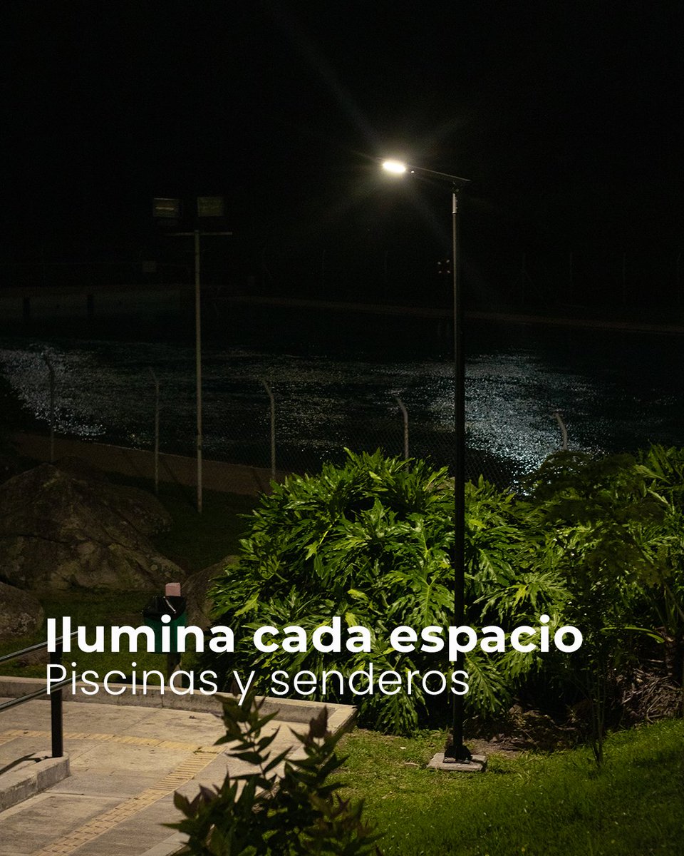 GSScol's tweet photo. La iluminación SOLAR es una forma sencilla y eficiente de iluminar cualquier espacio.
Puede iluminar desde una urbanización entera, hasta una carretera, o simplemente un piscina o sendero de acceso a un lugar, nuestras lámparas son la mejor solución. https://t.co/k6zsxj5svw