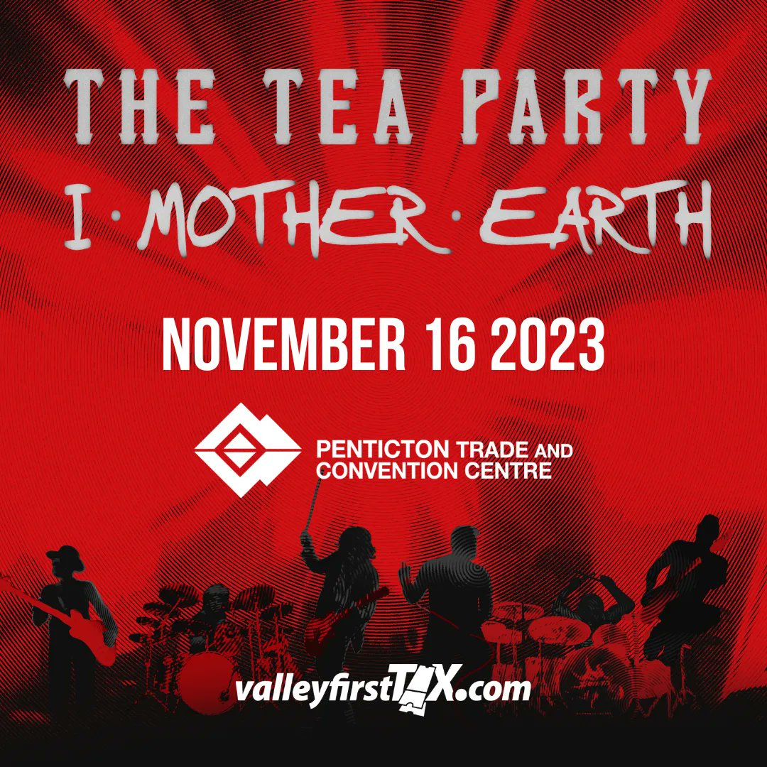 Penticton Trade and Convention Centre (@theptcc) on Twitter photo ON SALE NOW: <a href="/theteapartyband/">The Tea Party</a> and <a href="/IMotherEarth/">I MOTHER EARTH</a> are coming to Penticton on November 16! ๐ค
๐ Get Tickets | buff.ly/44meKhv
โน More Info | buff.ly/43n0Nik
#Penticton #PentictonBC #TheTeaParty #IMotherEarth #PentictonTradeandConventionCentre #ThePTCC ON SALE NOW: <a href="/theteapartyband/">The Tea Party</a> and <a href="/IMotherEarth/">I MOTHER EARTH</a> are coming to Penticton on November 16! ๐ค
๐ Get Tickets | buff.ly/44meKhv
โน More Info | buff.ly/43n0Nik
#Penticton #PentictonBC #TheTeaParty #IMotherEarth #PentictonTradeandConventionCentre #ThePTCC