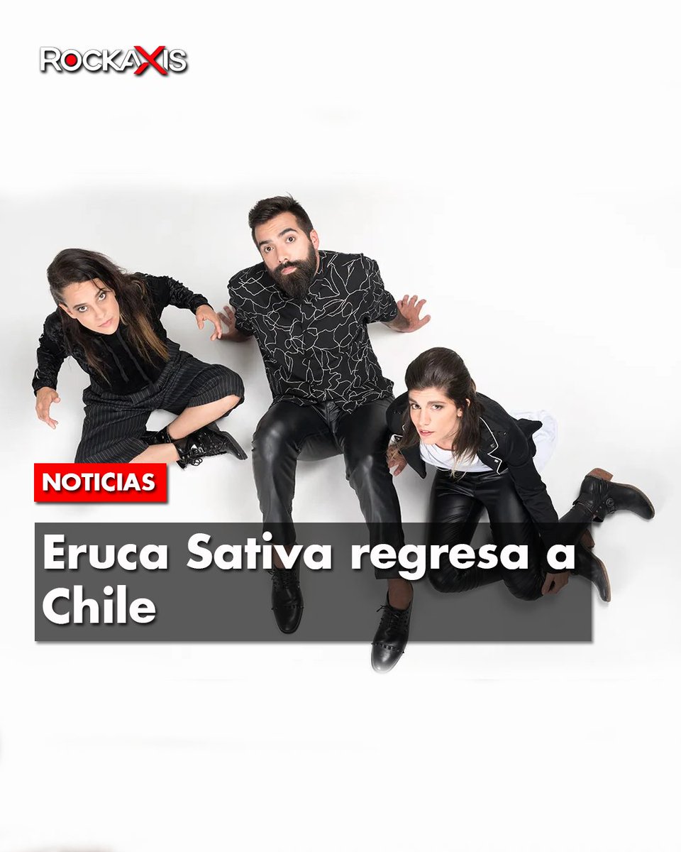 rockaxisoficial's tweet photo. Fechas confirmadas en Quilpué y Santiago

Con dos conciertos hasta el momento, Eruca Sativa confirmó su regreso a Chile.
Detalles, aquí 👉https://t.co/0U0xkWhMvz

#Rockaxis #Eruca https://t.co/ZsIAx2vyYF