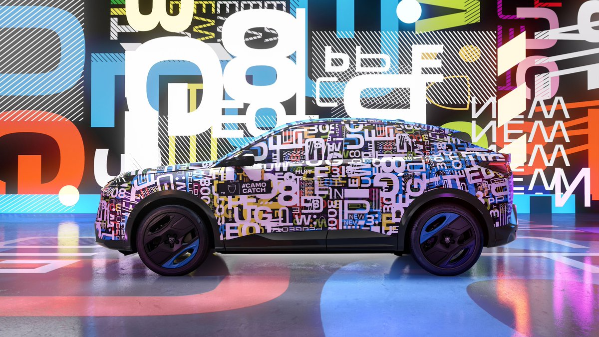 LindaJackson's tweet photo. 3 stunning camouflages, chosen by your votes, are now on new all-electric #PeugeotE3008 out on the roads around Europe. Win a chance to exclusively drive a #3008 yourself: if you see one, take a photo, publish on Facebook or Instagram with #CamoCatch, tag @Peugeot and good luck! https://t.co/F8RjaTh2jP
