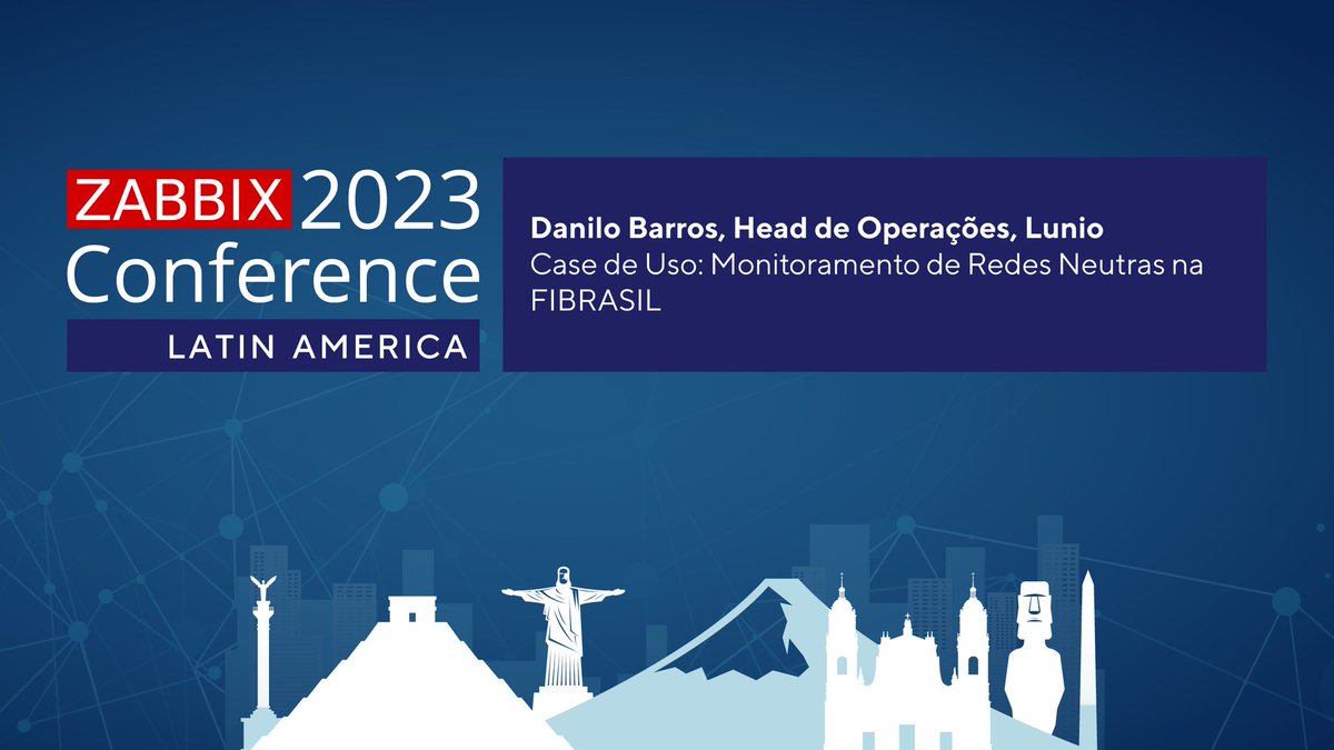 zabbix_br's tweet image. #ZabbixConferenceLatam2023 🔌 Acompanhe o caso de uso do monitoramento de redes neutras na FIBRASIL! 

Assista a palestra de Danilo Barros e descubra como o Zabbix auxilia na gestão eficiente de redes: youtu.be/x9e2ujOANso