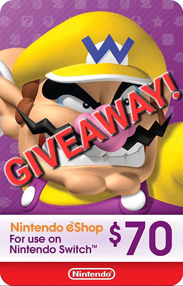🚨 eShop Giveaway 🚨

Looking to pick up Super Mario RPG, SMB Wonder, or other Switch titles?

I'm buying 1 random follower that enters my giveaway a $70 eShop card in July!

To Enter
❤️ Like!
♻️ Retweet!
🚶 Follow!

Entry 3/5

Each Entry you Like/Retweet = Another Chance to Win!