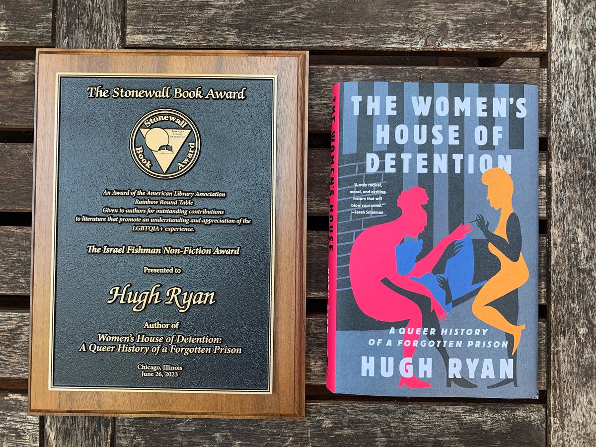 Turned 45 today and have decided the Stonewall award for THE WOMEN’S HOUSE OF DETENTION is my birthday present ❤️❤️ hachettebookgroup.com/titles/hugh-ry…