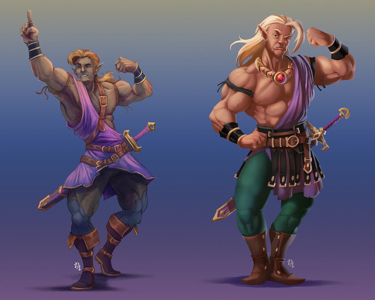 DubiousArtiste's tweet photo. Heres a comparison. 7 months difference.
I need to do some more study once I find space between art.
#artistredraw #bard #dndcharacter #bodybuilder #gladiator #ArtistOnTwitter https://t.co/SyKmZ0P7F5
