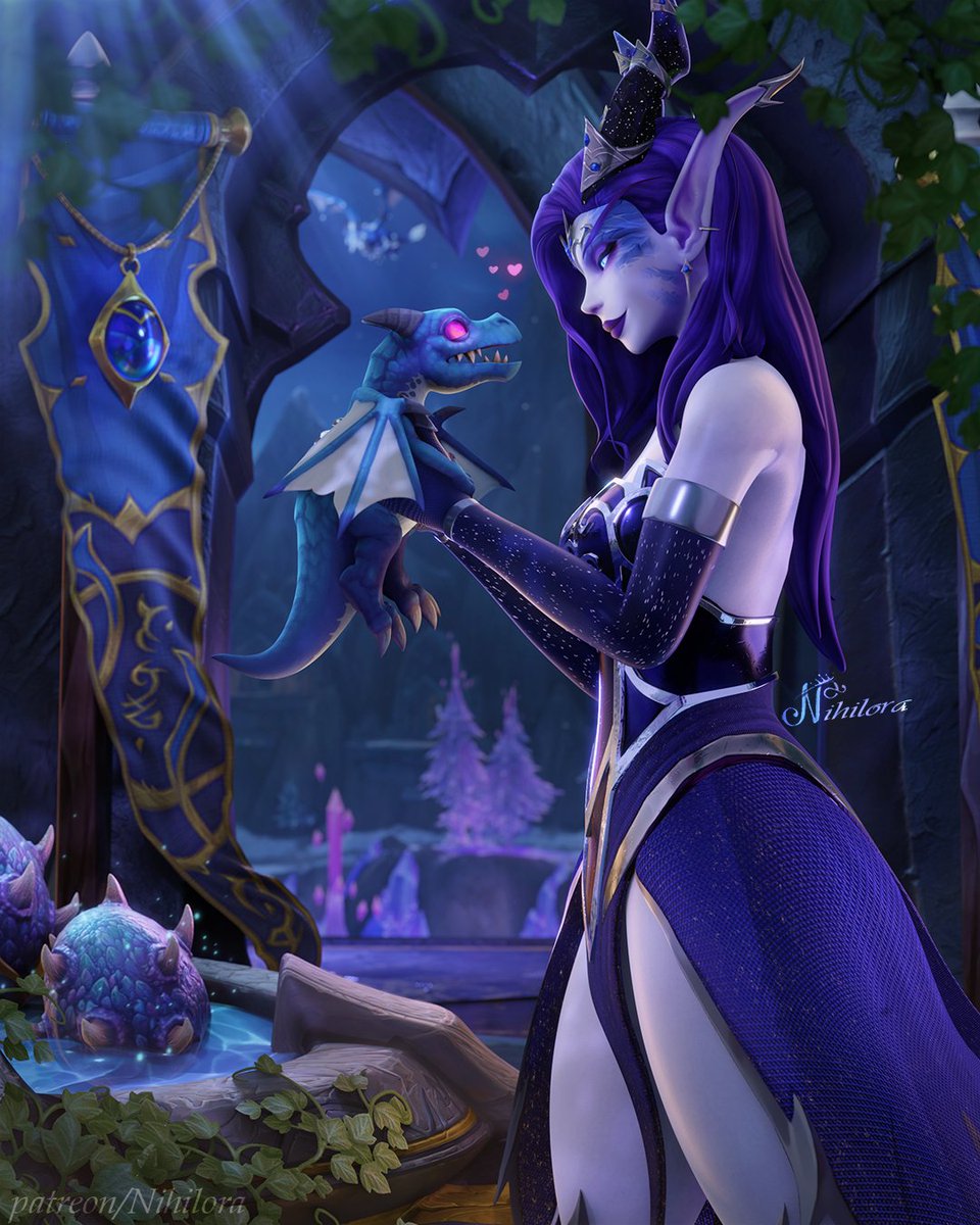 nihilora's tweet photo. "Greetings, adventurer! The eggs have started hatching. Would you mind helping us taking care of the babies?" 💙

Have fun at the Whelp Daycare! ✨

#worldofwarcraft #warcraft https://t.co/yDw5DTJH95