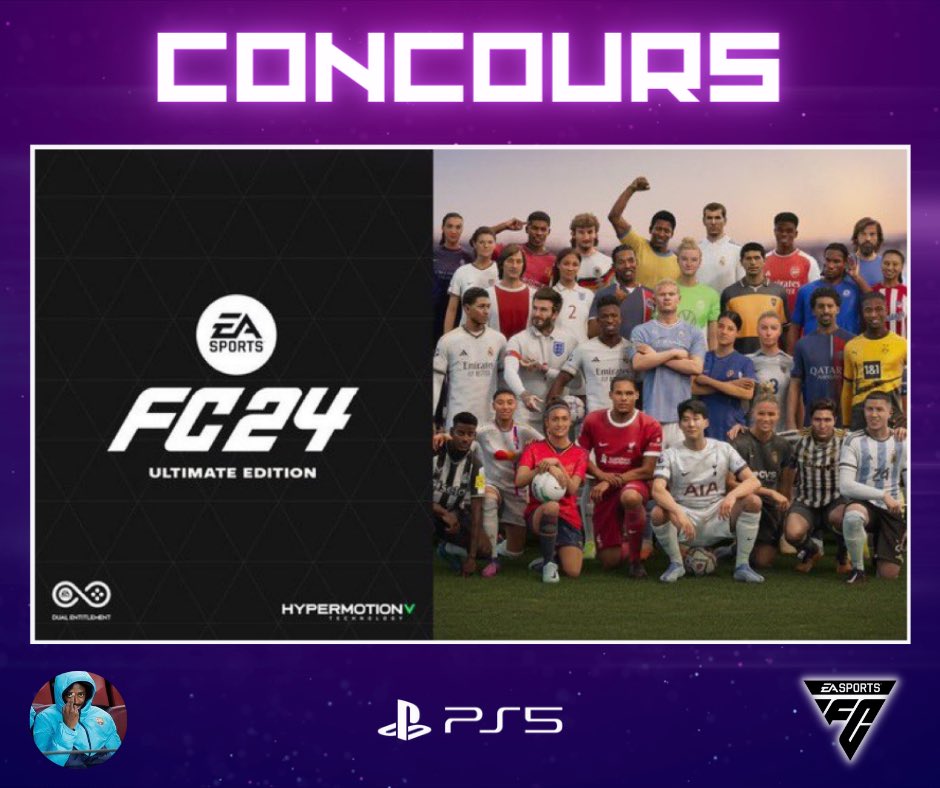 xKarkasss_ (@xkarkasss) on Twitter photo 🎁 | GIVEAWAY
🚨 | EA Sports FC 24 - Ultimate Édition
- Like
- Retweet
- Follow <a href="/xKarkasss/">xKarkasss_</a>
🍀 | Bonus x2 : identifie un ami en commentaire ! 🎁 | GIVEAWAY
🚨 | EA Sports FC 24 - Ultimate Édition
- Like
- Retweet
- Follow <a href="/xKarkasss/">xKarkasss_</a>
🍀 | Bonus x2 : identifie un ami en commentaire !