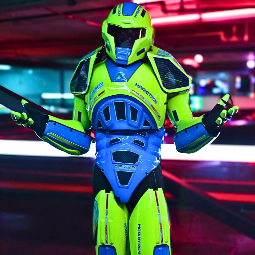 AndrettiCobb's tweet photo. 👋🤖 Come say hi to Mariotron, the ultimate gaming companion, right here at Andretti's Indoor Karting and Games! 🎮🌟 #AndrettiAdventures #Andrettimarietta #arcade #atlarcade #gokarting #bowling #familyfriendly https://t.co/euhhZsH9Rr