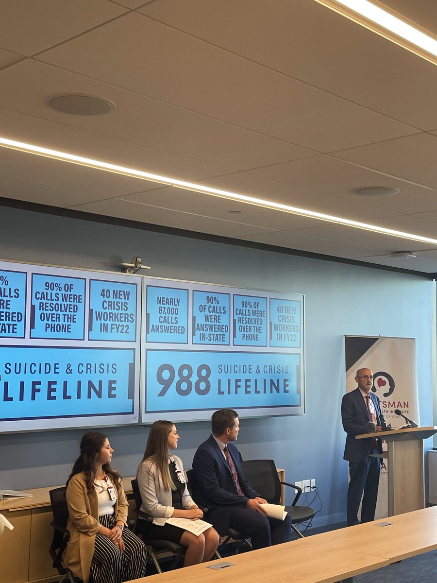 Celebrating the one year anniversary of 988- nearly 87,000 calls in Utah!