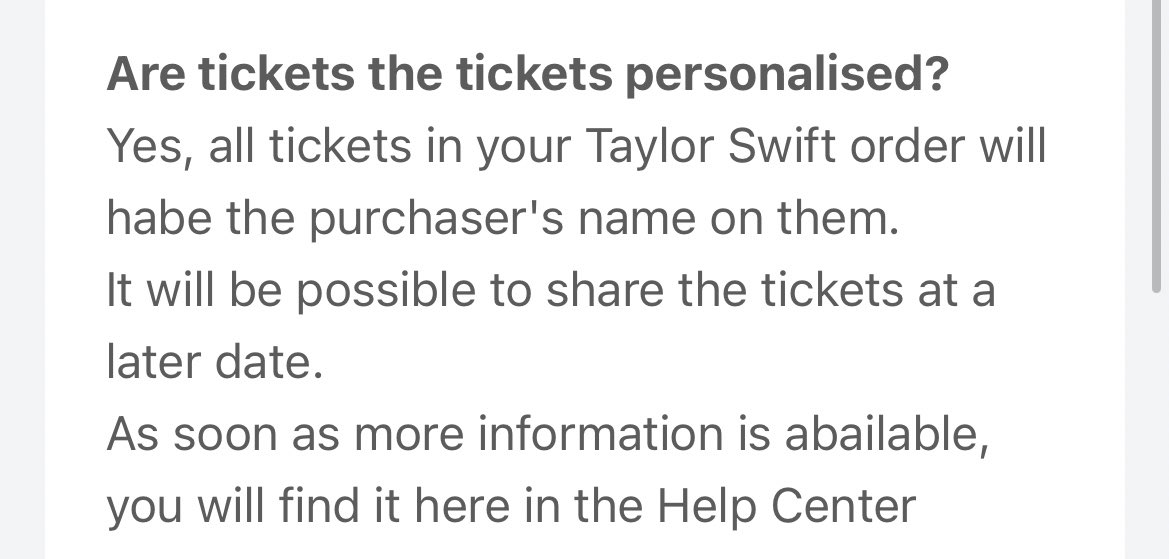 fam on Twitter "I’m selling my 2x Front Pit Standing Tickets for the