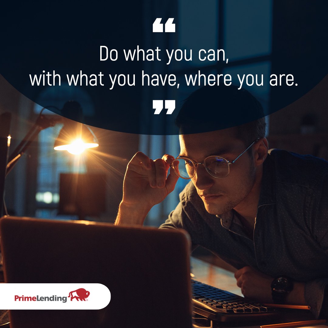 APK221's tweet photo. " Do what you can, with what you have, where you are. "

#firsttimehomebuyer #buyingahome #austinkleinmortgage #homeowner #investment #realestate https://t.co/i0QxXEo9sv